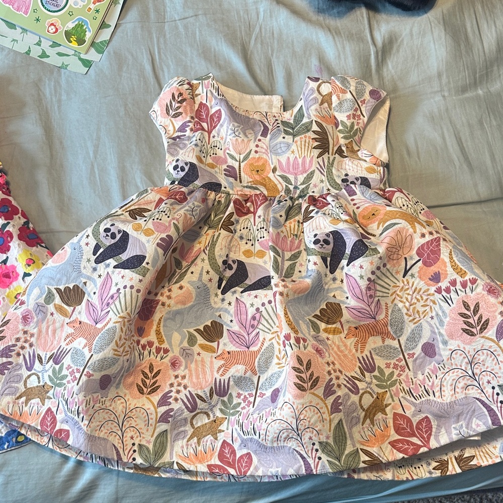 Pippa & Julie Multicolor Animal Print Dress